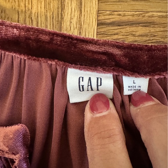 Gap Velour Women’s Blouse Size L - Picture 2 of 6